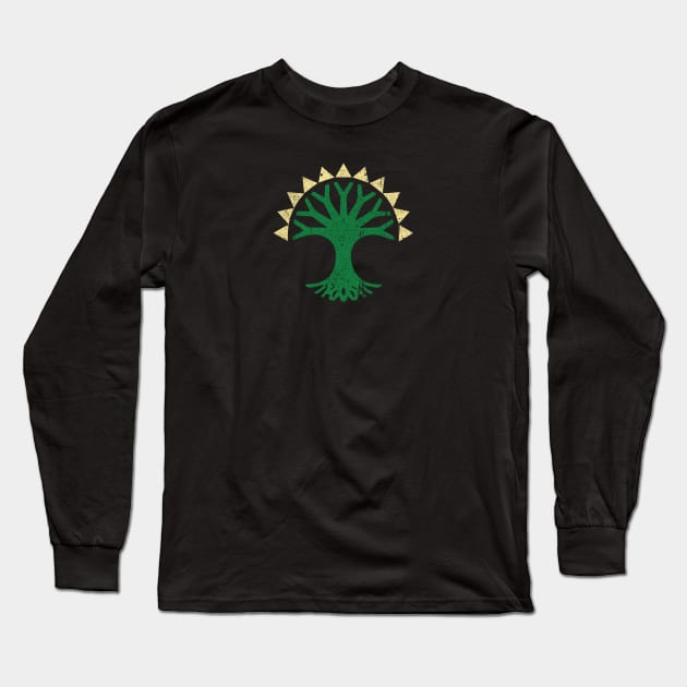 Selesnya Conclave Crest Long Sleeve T-Shirt by huckblade